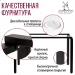 Стол письменный СИЭТЛ ДТ-5 120х70 дуб белый крафт/черный