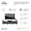 Тумба под телевизор Crafto Агата 03 графит