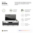 Тумба под телевизор Crafto Агата 04 графит/латте