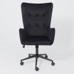 Офисное кресло BELLA XL black черный велюр Seven 035