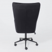 Офисное кресло BELLA XL black черный велюр Seven 035