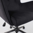 Офисное кресло BELLA XL black черный велюр Seven 035