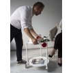 Сервировочный столик Sheffilton SHT-CT60 белый муар