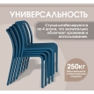 Пластиковый стул Sheffilton SHT-S173 темно-синий