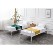 Двухъярусная металлическая кровать HALMAR BUNKY 90 белая