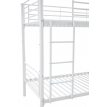 Двухъярусная металлическая кровать HALMAR BUNKY 90 белая