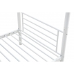 Двухъярусная металлическая кровать HALMAR BUNKY 90 белая