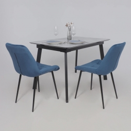 Стул AV 405 синий бархат Confetti deep ocean