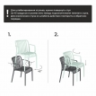 Пластиковый стул Sheffilton SHT-S173-1 темно-серый