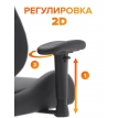 Геймерское кресло Everprof Serval Q Экокожа Черный