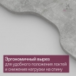 Геймерский стол Каир 2 бетон/белый
