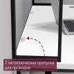 Письменный стол Кембридж бетон/белый