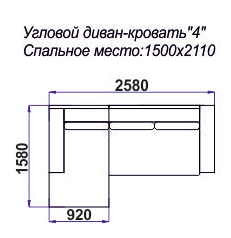 Схема дивана Элит-М